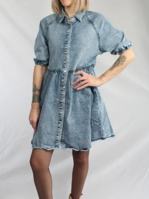 Robe Loane en Jeans vetements pour femmes Merci Madame