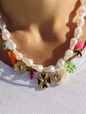 Collier trèfle sur mercimadame-shop.fr