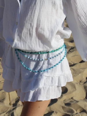 Ceinture Azur bleu sur mercimadame-shop.fr