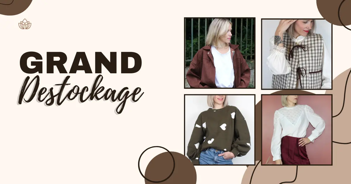 Brown and Beige Simple Fashion Sale Facebook Post Nouvelle collection sur mercimadame-shop.fr